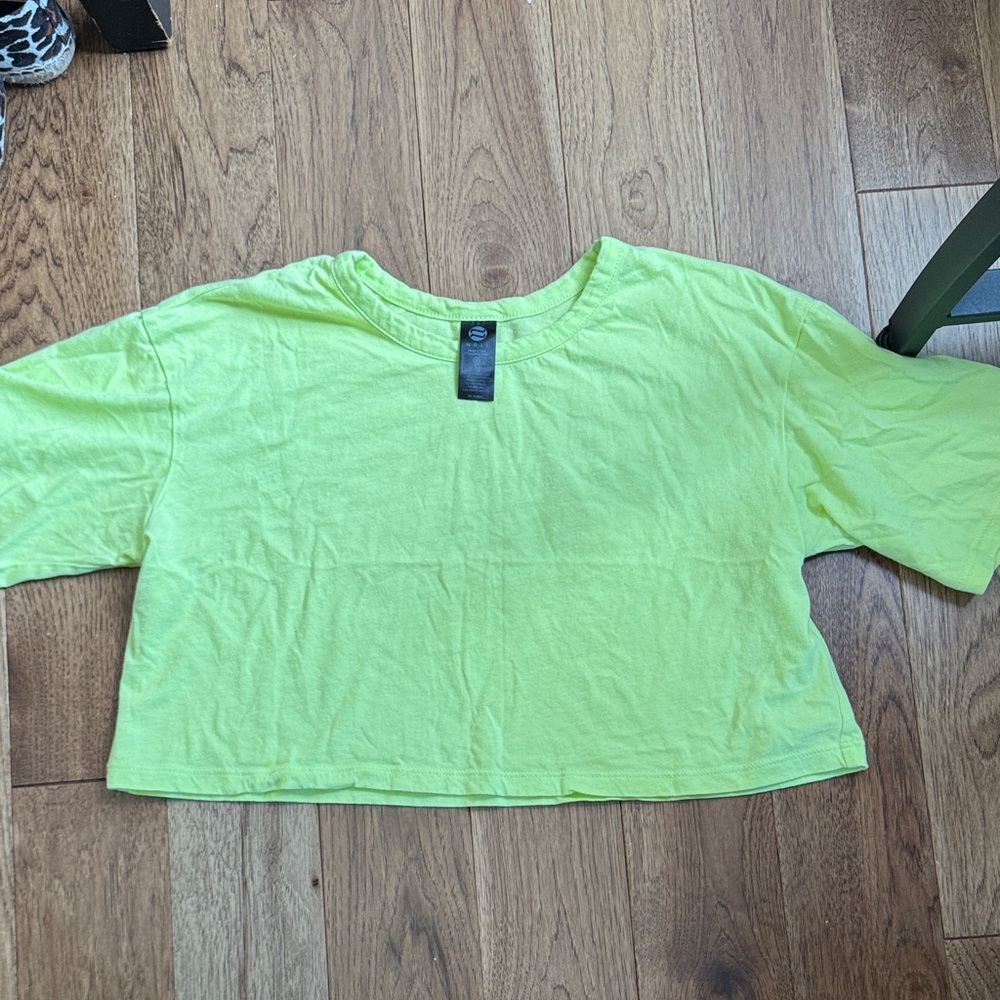 Noli Lime Green Crop Top